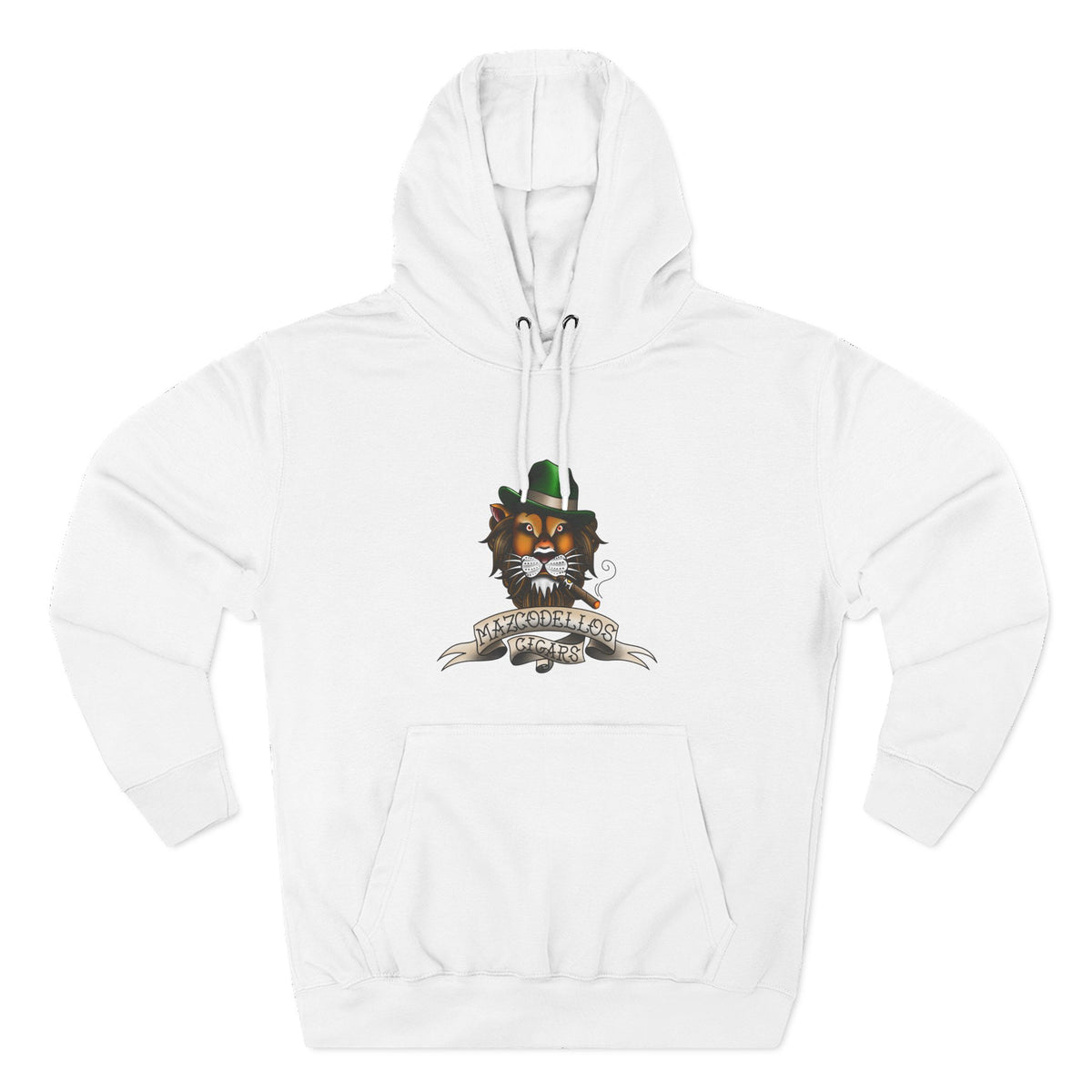Three-Panel Fleece Hoodie