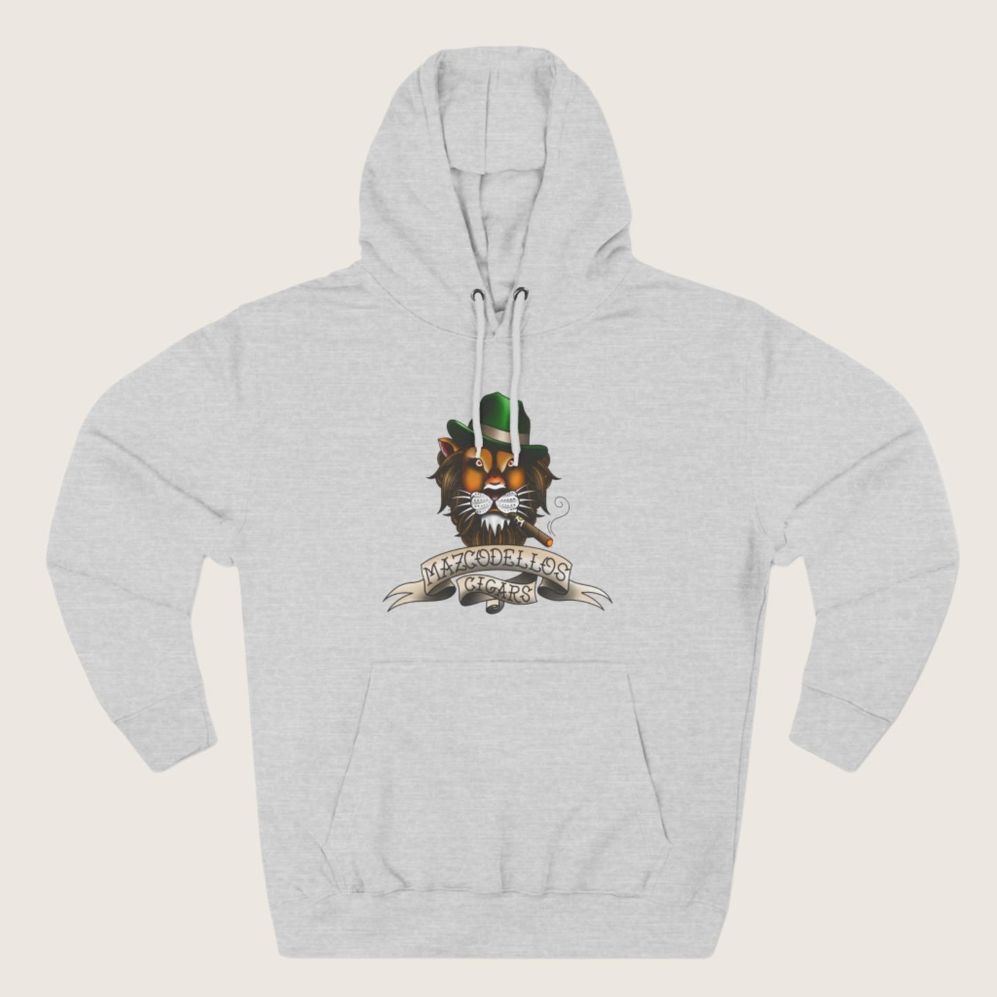Three-Panel Fleece Hoodie