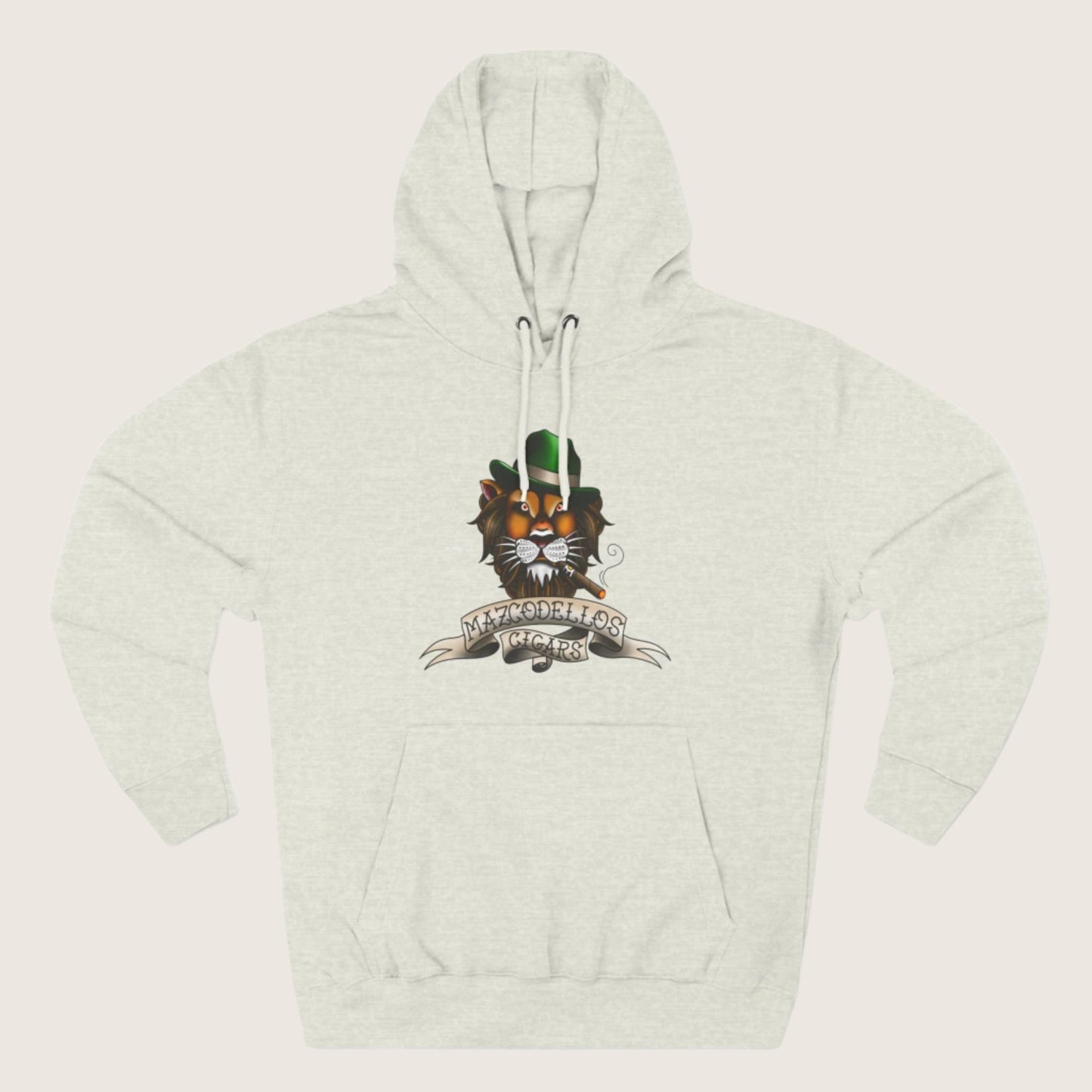 Three-Panel Fleece Hoodie