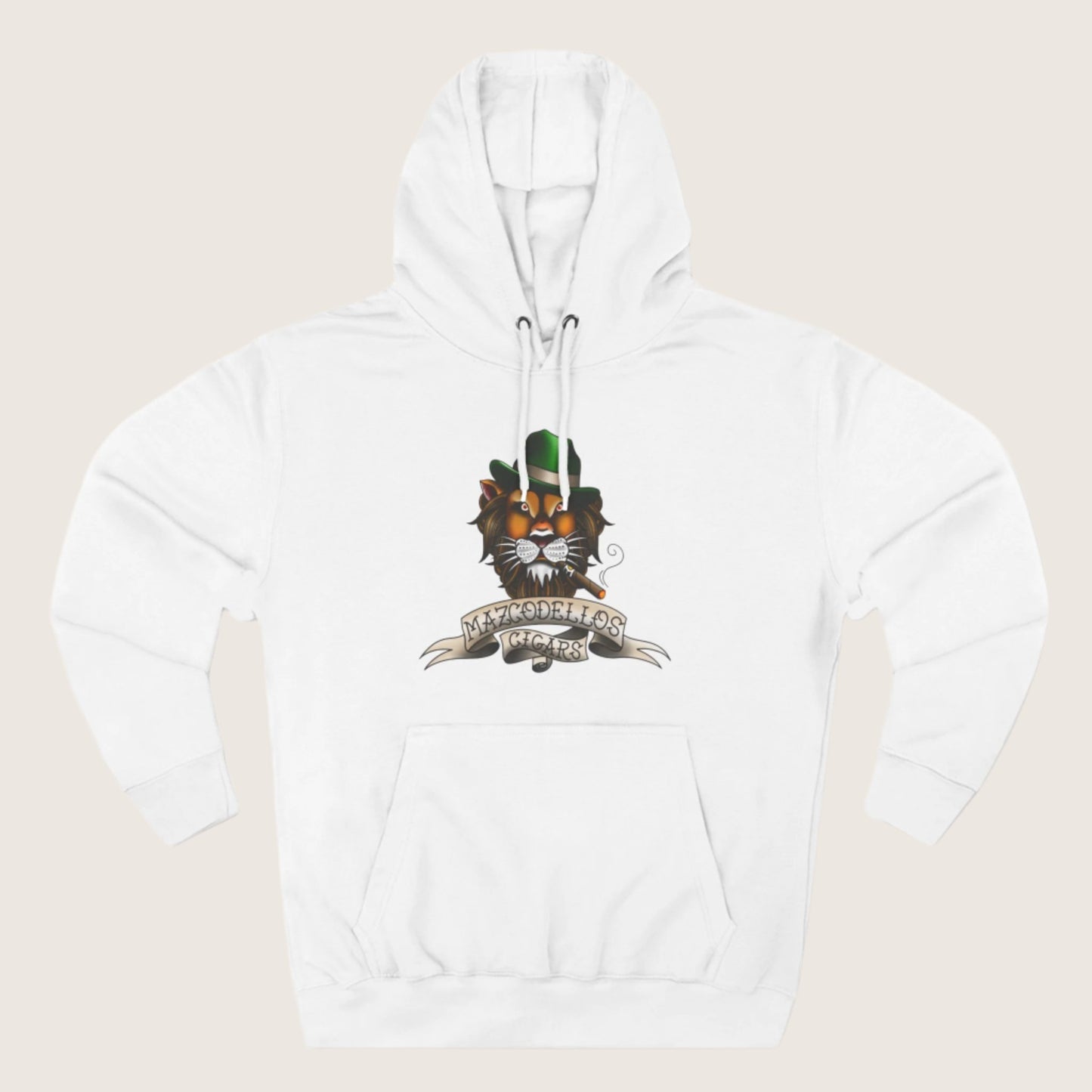 Three-Panel Fleece Hoodie