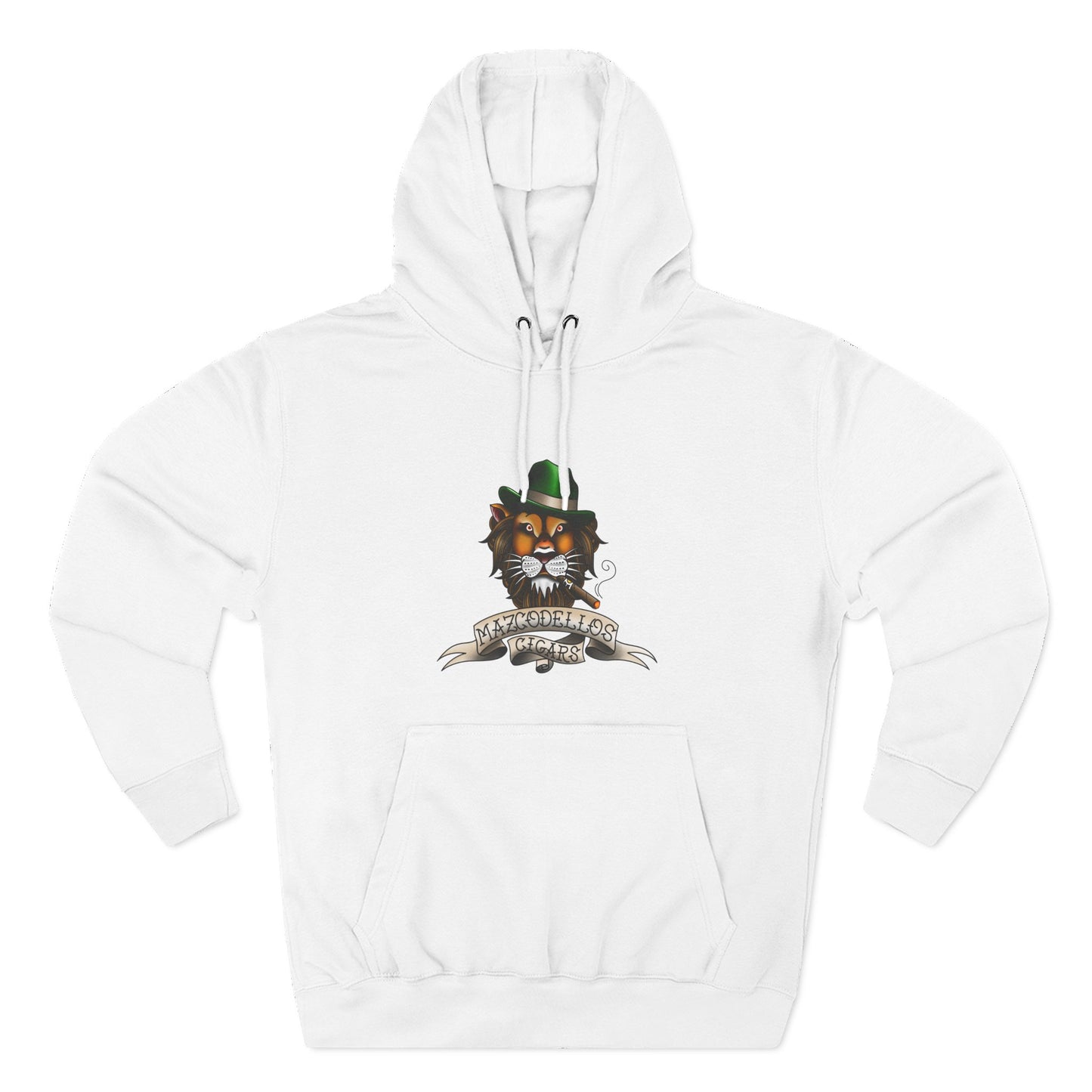 Three-Panel Fleece Hoodie