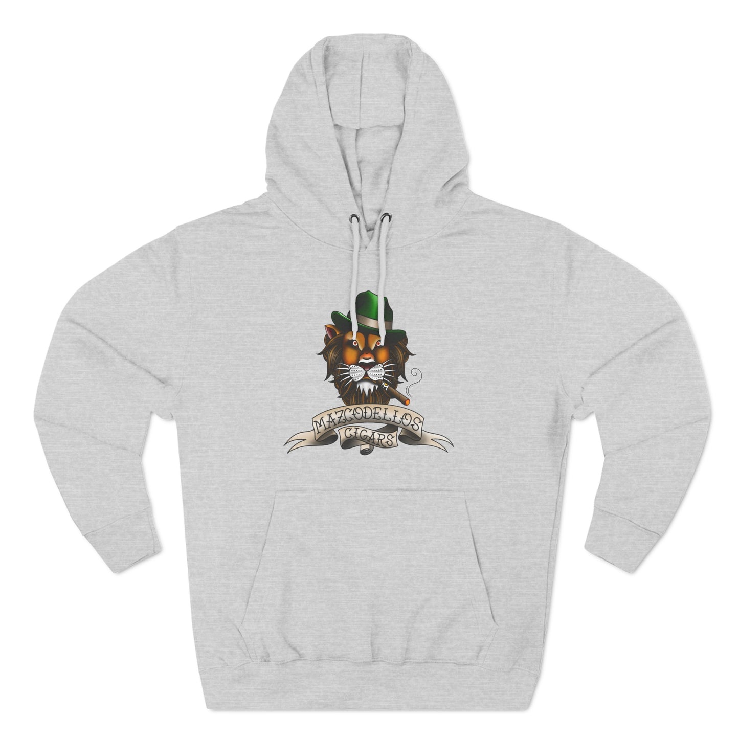 Three-Panel Fleece Hoodie