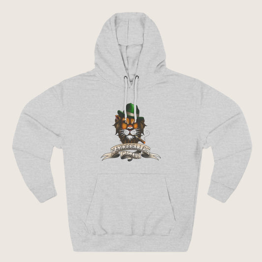 Three-Panel Fleece Hoodie