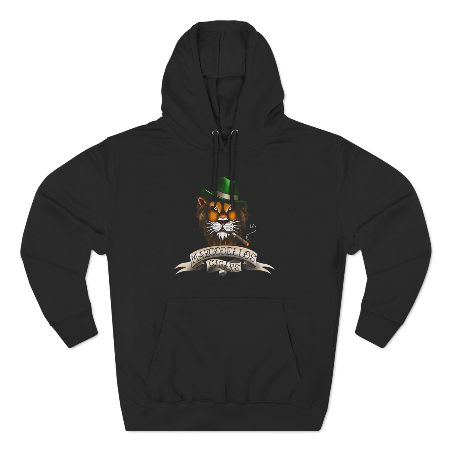 Three-Panel Fleece Hoodie