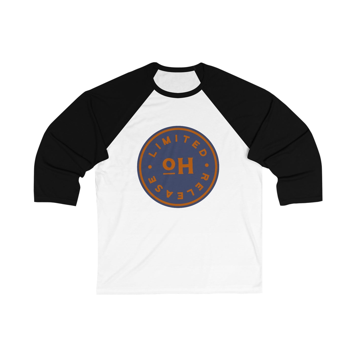 Unisex 3\4 Sleeve Baseball Tee