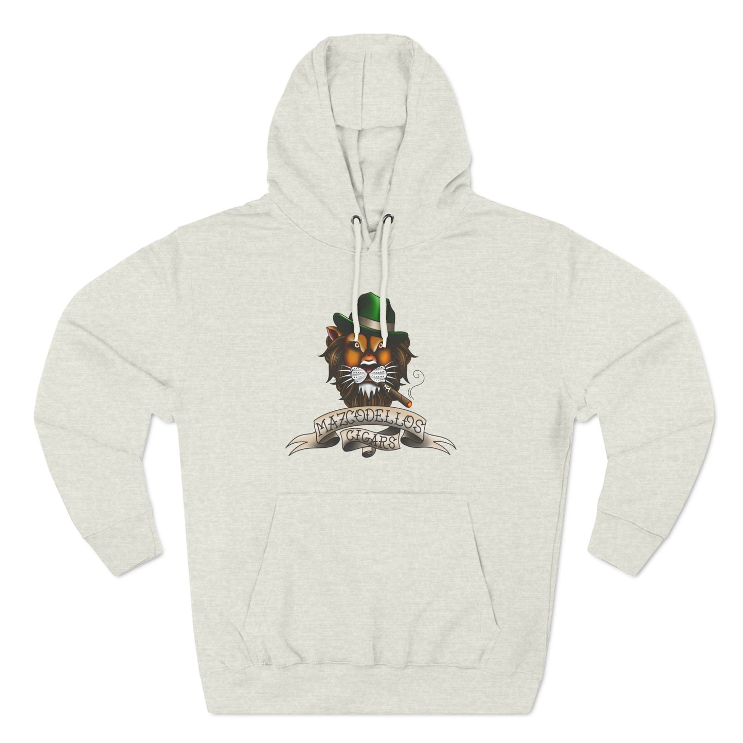 Three-Panel Fleece Hoodie