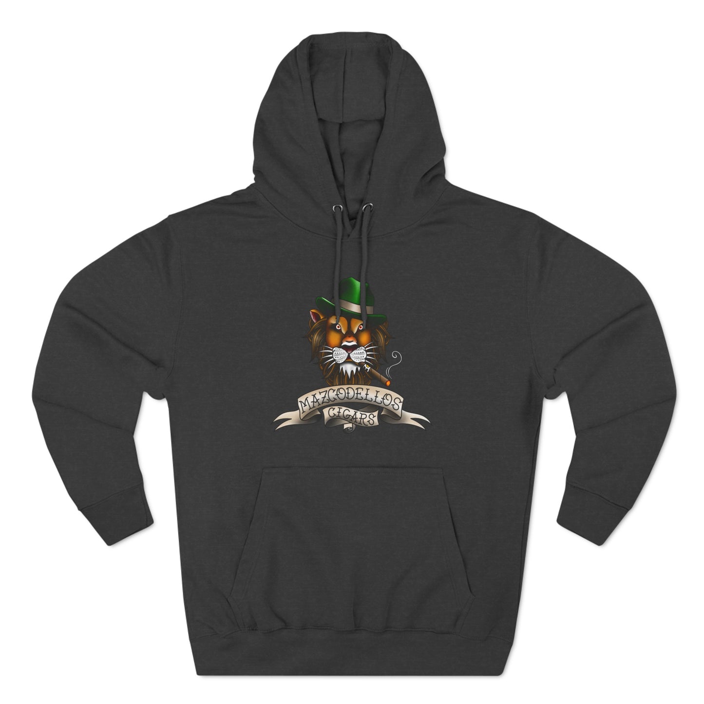 Three-Panel Fleece Hoodie