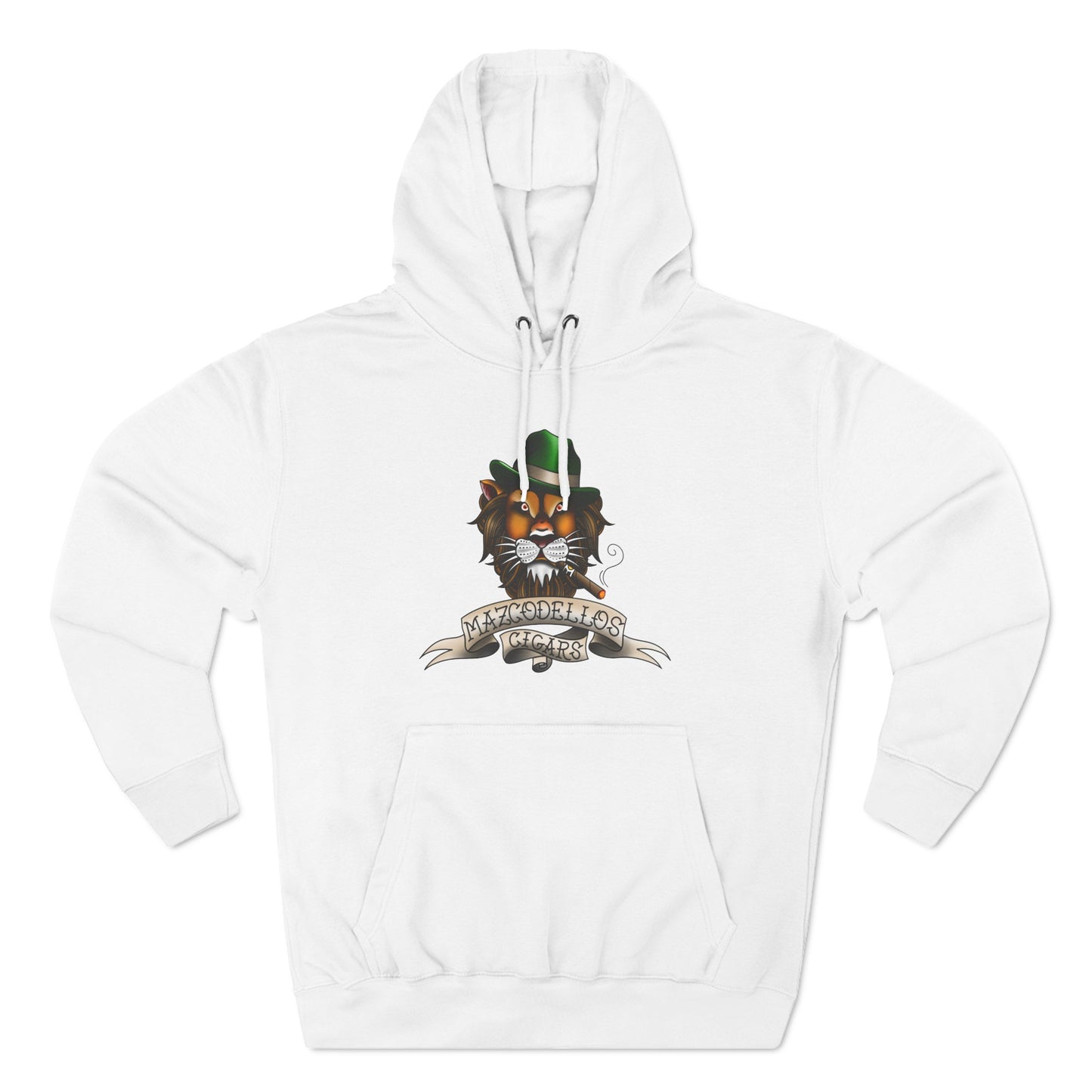 Three-Panel Fleece Hoodie